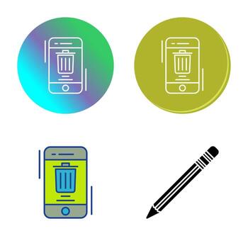 eliminar icono de vector