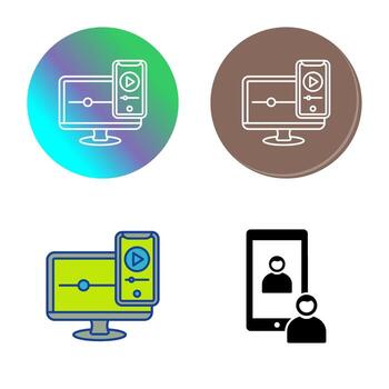 icono de vector sensible