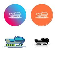 Snowmobile Vector Icon