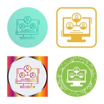 Hierarchy Structure Vector Icon