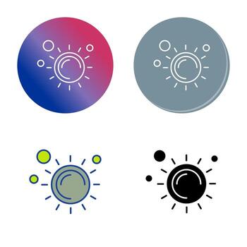 Sun Vector Icon