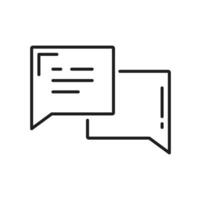 Speech bubble abstract memo dialog message doodle vector