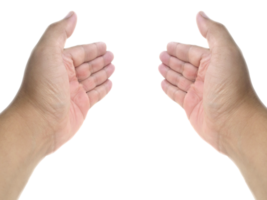 Mens hand, transparant achtergrond png