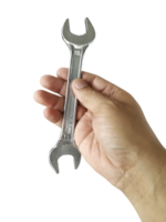 llave inglesa y mano con, transparente antecedentes png