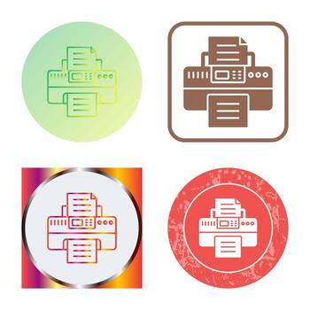 icono de vector de impresora
