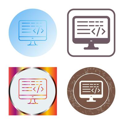 Coding Vector Icon