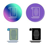 icono de vector de documento