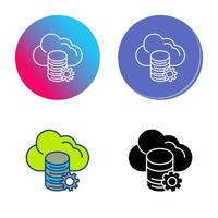 Cloud Data Vector Icon