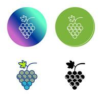 Grapes Vector Icon