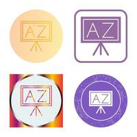 From A To Z Vector Icon