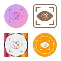 Eye Scan Vector Icon