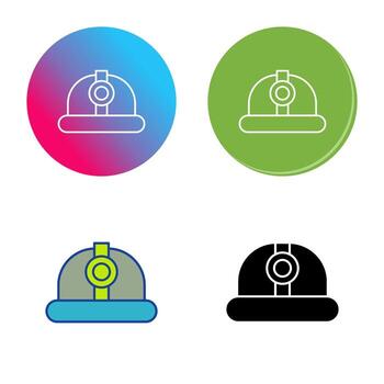 icono de vector de casco
