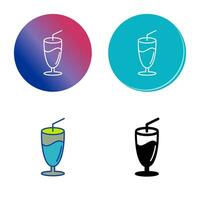 Milkshake Vector Icon