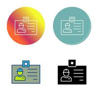 Identity Card Vector Icon