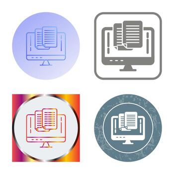 pegar icono vectorial vector