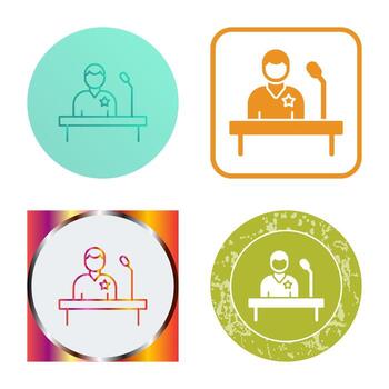 icono de vector de candidato