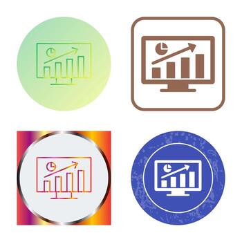 icono de vector de estadísticas