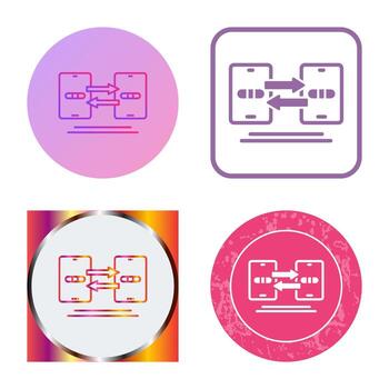 Data Synchronization Vector Icon