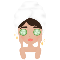 cuidados com a pele, facial mascarar, mulher, amor próprio png