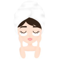 Skincare, Facial Mask, Woman, Selflove png