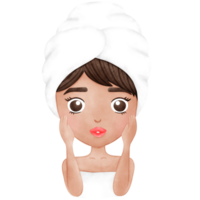 Skincare, Facial Mask, Woman, Selflove png