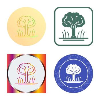 icono de vector de árbol