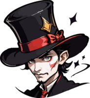 AI generated Magician Mascot Design Character png