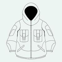 collection of vector mockup winter jacket and hoodie y2k fashion style