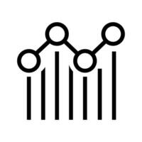 Business analytics icon vector. Data analysis illustration sign. data science symbol. profit graph logo. vector