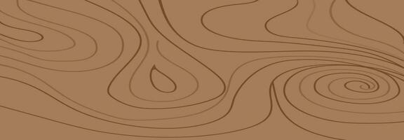 Abstract growth rings of a tree.Line design of a wooden stump. vector