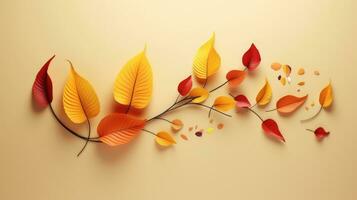 colorful season composition design captivating ai generated photo