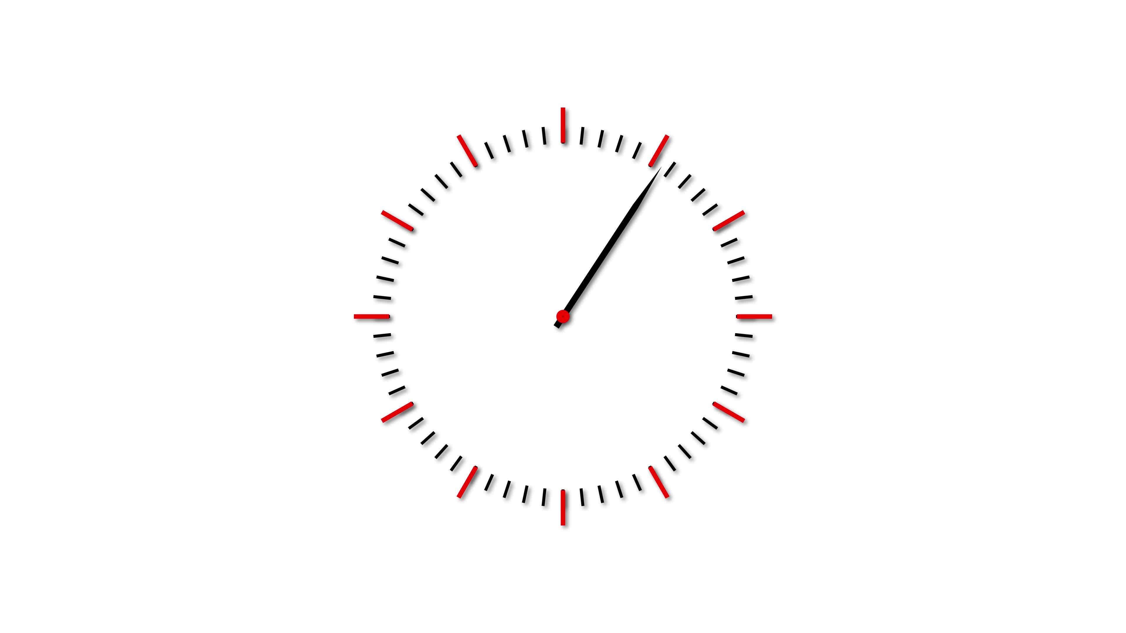 clock face display 34635265 Stock Video at Vecteezy