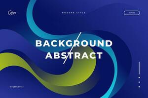 Navy Blue Aesthetic Abstract Background modern template is perfect for your next brochure, website, mobile app, leaflet, flyer, or cover template vector