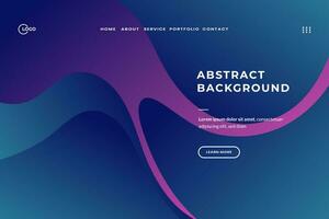 Navy Blue Aesthetic Abstract Background modern template is perfect for your next brochure, website, mobile app, leaflet, flyer, or cover template vector