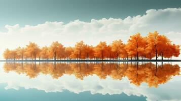 AI generated lake beautiful sunlight day tranquil ai generated photo