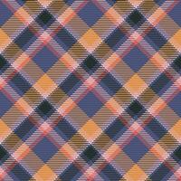 Plaid checkered tartan seamless pattern suitable for fashion textiles, graphics design. vector