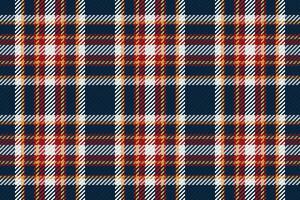 Seamless pattern of scottish tartan plaid. Repeatable background with check fabric texture. Vector backdrop striped textile print.