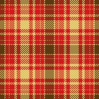 Seamless pattern of scottish tartan plaid. Repeatable background with check fabric texture. Vector backdrop striped textile print.