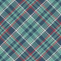 Seamless pattern of scottish tartan plaid. Repeatable background with check fabric texture. Vector backdrop striped textile print.