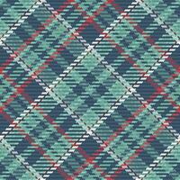 Seamless pattern of scottish tartan plaid. Repeatable background with check fabric texture. Vector backdrop striped textile print.