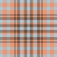 Plaid check pattern. Seamless fabric texture. Tartan textile print. vector