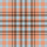 Plaid check pattern. Seamless fabric texture. Tartan textile print. vector