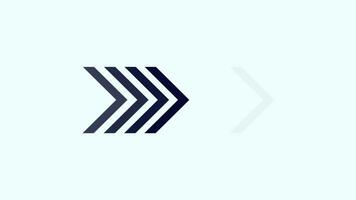 directional arrow loop, Arrow loading bar animated 4k video