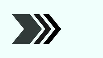 directional arrow loop, Arrow loading bar animated 4k video