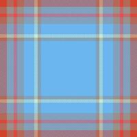 Textile fabric vector of seamless background texture with a check plaid tartan pattern.