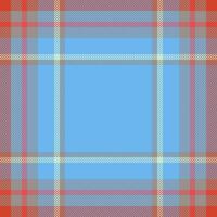 Textile fabric vector of seamless background texture with a check plaid tartan pattern.