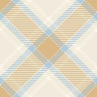 Textile texture check of plaid seamless tartan with a fabric background pattern vector. vector