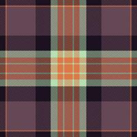 Check seamless textile of vector fabric pattern with a texture plaid tartan background.