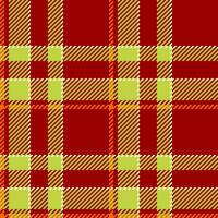 Seamless plaid textile of background vector fabric with a texture pattern tartan check.