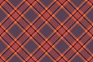 Plaid vector background of seamless check texture with a tartan fabric pattern textile.